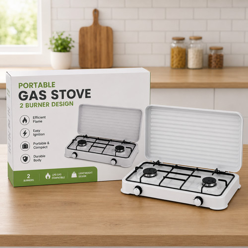 Portable burner gas stove - gas,
