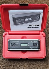 Spi-Tronic Pro 360 Digital Level Protractor 31-038-3 W/ Carrying Case