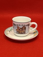 Foxwood Tales Villeroy & Boch Demitasse Tea Cup & Saucer Wildlife Animals