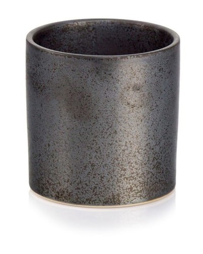 Rustic flower pot cylinder - pot,