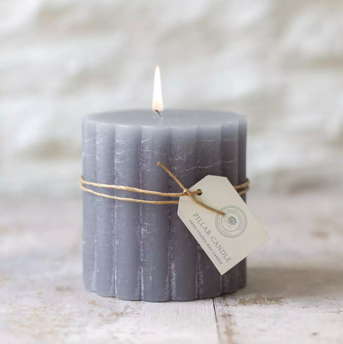Light grey pillar - pillar, candle