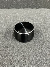 Home Car Radio Audio Black Volume Knob Control Button Black Aluminium D-Shaft