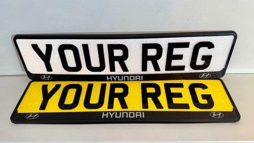 Hyundai car number plate - hyundai,