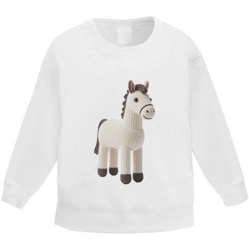 Knitted style horse kid - 'knitted,