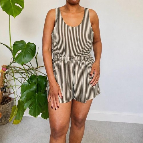 Zara green brown striped - green/brown,