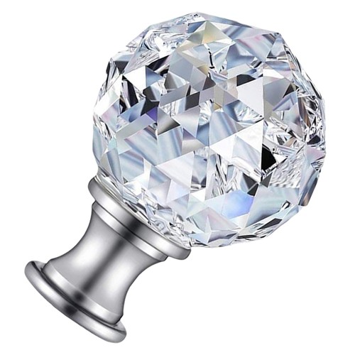 Pcs crystal lamp - 3, finials