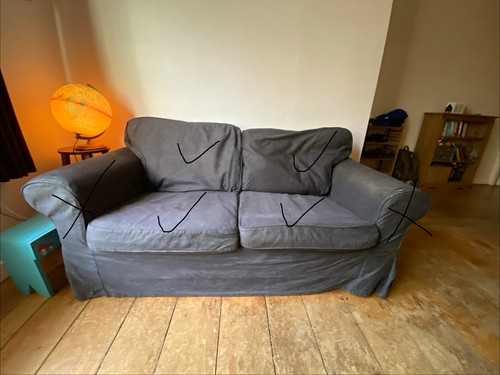 Ikea ektorp dark - grey, almost