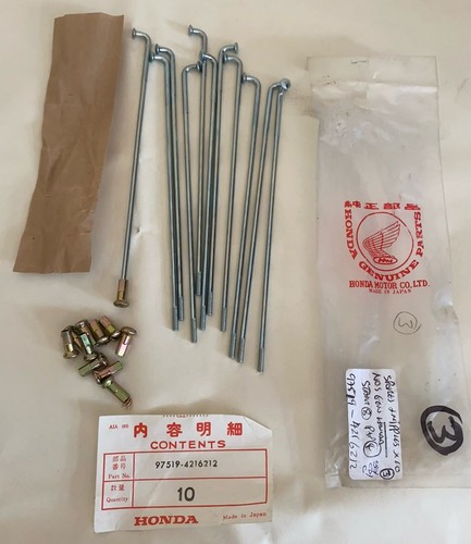 Honda spokes nipples 11 - spokes, x