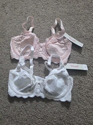 Triumph amourette bra white - triumph, bra.