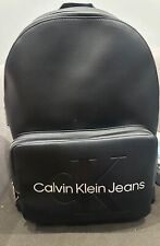 calvin klein leather backpack