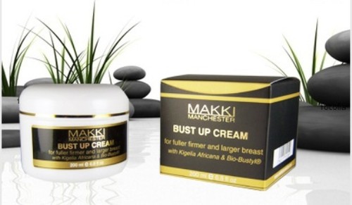 Bust cream breast - up,