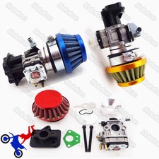 15mm Carburetor Air Filter Stack Intake For 33cc 43cc 49cc Gas Scooter Goped EVO