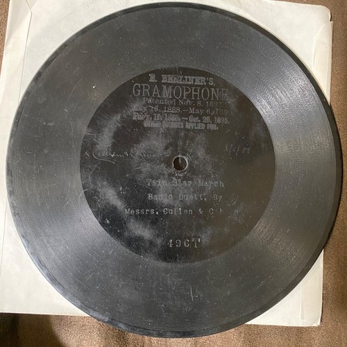 1899 berliner gramophone - 1899,