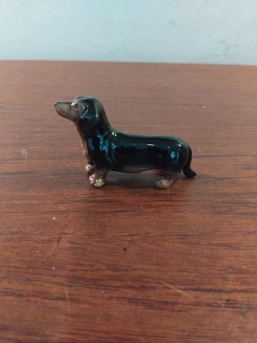 Vintage ceramic dachshund - vintage,