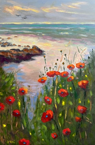 Large original oil painting - large,