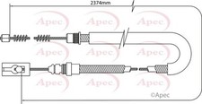 APEC Rear Right Brake Cable