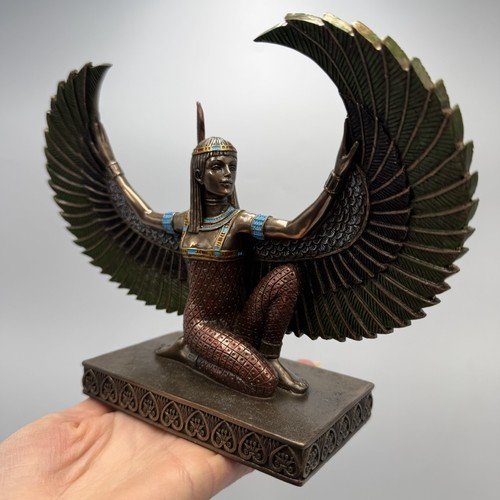 Maat goddess figurine bronze - goddess,