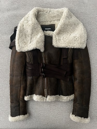 Dsquared2 aviator fur leather - dsquared2,