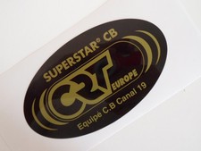 CRT SUPERSTAR CB RADIO STICKER ONLY..................RADIO_TRADER_IRELAND.