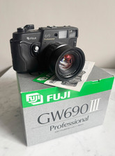 Fuji GW690iii, 6x9 Medium Format Film Camera, 90mm f3.5 Lens Mint and Boxed