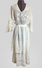 Edwardian 1910s Cotton Gauze