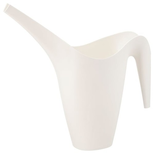 White watering can indoor - white,