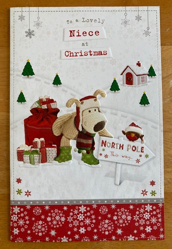 Niece boofle christmas - boofle, card