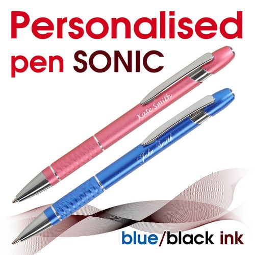 Personalised metal pen - , sonic