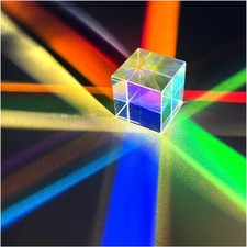 Magic Prism Cube X-cube Dichroic Cube Rainbow Color Prism Cubes Optical Glass
