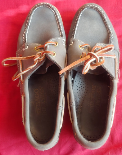 Grey sebago docksides deck - grey,