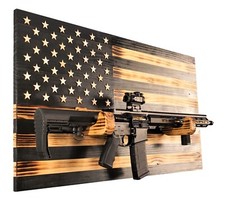Wooden Rustic American Flag
