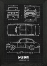 Datsun 1000 Sedan B10 Framed