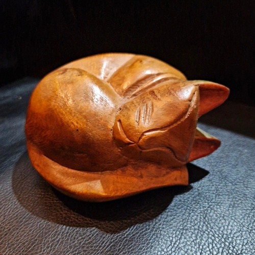 Carved wooden apple - carved,