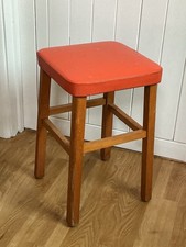 Vintage Retro Wooden Stool