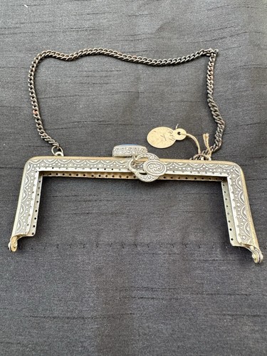 Antique vintage metal - vintage, handbag