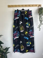 The Simpsons Bart Simpson Black/multi Curtains Skateboard Children's 64” x 52” 