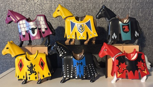 Playmobil dressed horses - 6,