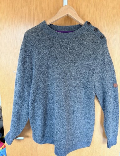Tom morris grey lambswool knit - grey,