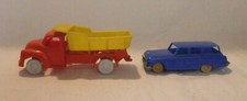 Old plastic cars - old, trucks