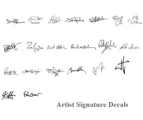 Pcs artists guitar players - artists,