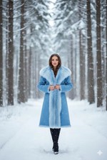 Women’s Blue Sheepskin