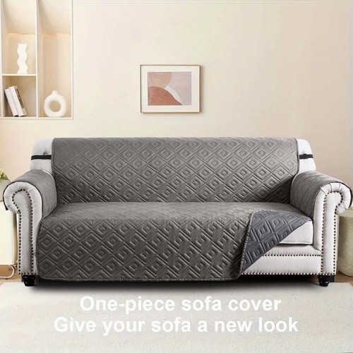 Quilted sofa cover reversible - cover,