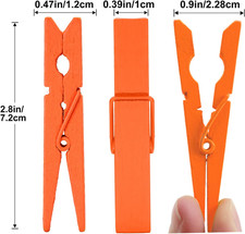 Colored Clothes Pins Wooden -