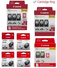 Canon 540 / 541 Original Printer ink choices for Pixma MG3150 printer