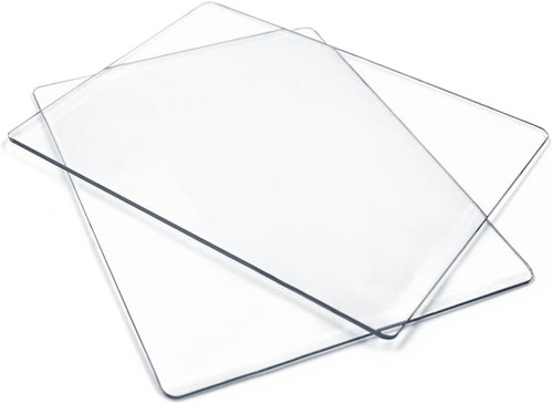 Pair acrylic cutting plates - 1,