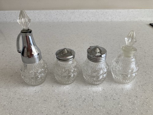 Piece glass silver metal - piece,
