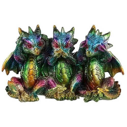 See evil dragons metallic - see, no