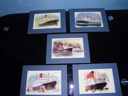 Mounted ocean liners - mounted,