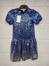 Monsoon Blue & Silver Sequin