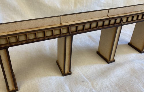 Railway girder bridge - railway, model